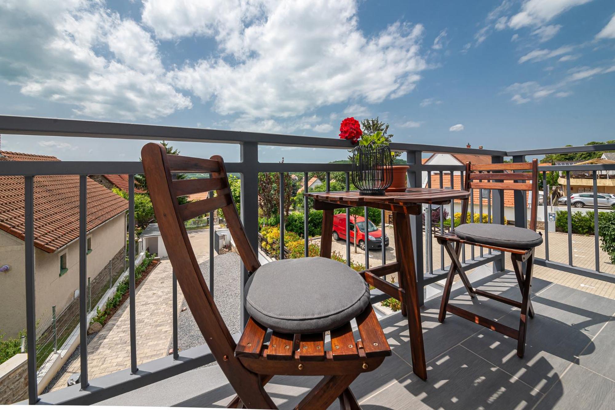 Ferienwohnung Papoula Vendeghaz Tihany Exterior foto